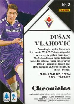 2020-21 Panini Chronicles - Chronicles Serie A #3 Dusan Vlahovic Back