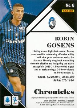 2020-21 Panini Chronicles - Chronicles Serie A #6 Robin Gosens Back