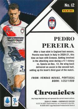 2020-21 Panini Chronicles - Chronicles Serie A #12 Pedro Pereira Back