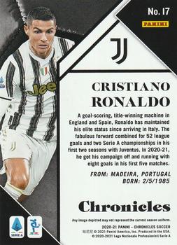 2020-21 Panini Chronicles - Chronicles Serie A #17 Cristiano Ronaldo Back