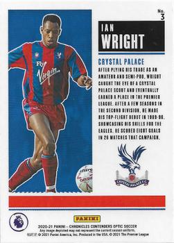 2020-21 Panini Chronicles - Contenders Historic Rookie Ticket Premier League #3 Ian Wright Back