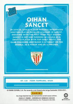 2020-21 Panini Chronicles - Donruss Rated Rookies La Liga #1 Oihan Sancet Back