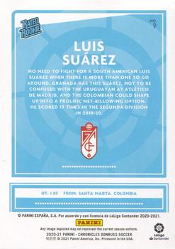 2020-21 Panini Chronicles - Donruss Rated Rookies La Liga #9 Luis Suárez Back