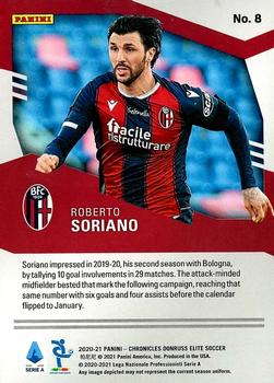 2020-21 Panini Chronicles - Elite Serie A #8 Roberto Soriano Back
