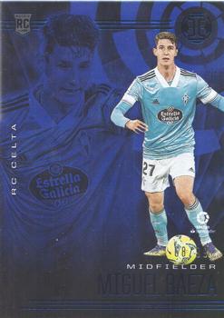 2020-21 Panini Chronicles - Illusions La Liga Trophy Collection Blue #14 Miguel Baeza Front
