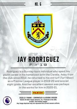 2020-21 Panini Chronicles - Illusions Premier League #6 Jay Rodriguez Back