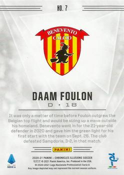 2020-21 Panini Chronicles - Illusions Serie A #7 Daam Foulon Back
