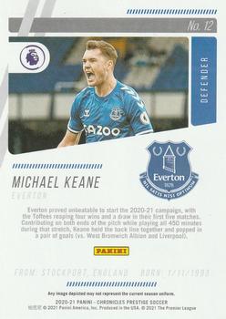 2020-21 Panini Chronicles - Prestige Premier League #12 Michael Keane Back