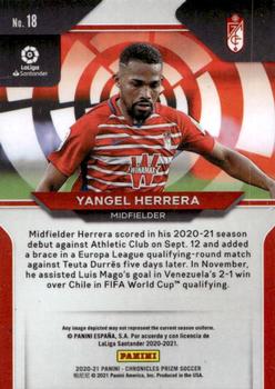 2020-21 Panini Chronicles - Prizm La Liga #18 Yangel Herrera Back