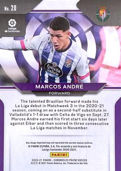 2020-21 Panini Chronicles - Prizm La Liga #20 Marcos André Back
