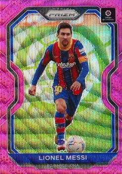 2020-21 Panini Chronicles - Prizm La Liga Pink Wave FOTL #15 Lionel Messi Front