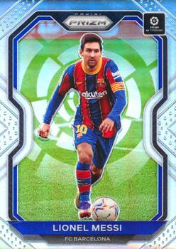 2020-21 Panini Chronicles - Prizm La Liga Silver #15 Lionel Messi Front