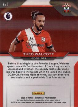 2020-21 Panini Chronicles - Prizm Premier League #1 Theo Walcott Back