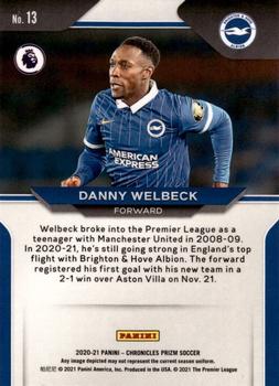 2020-21 Panini Chronicles - Prizm Premier League #13 Danny Welbeck Back
