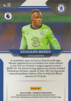 2020-21 Panini Chronicles - Prizm Premier League #23 Edouard Mendy Back