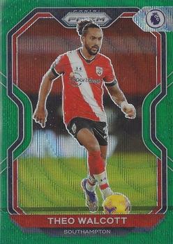 2020-21 Panini Chronicles - Prizm Premier League Green Wave #1 Theo Walcott Front