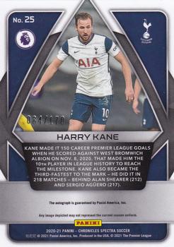 2020-21 Panini Chronicles - Spectra Premier League Autographs #25 Harry Kane Back