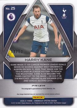 2020-21 Panini Chronicles - Spectra Premier League Autographs Silver Circles #25 Harry Kane Back