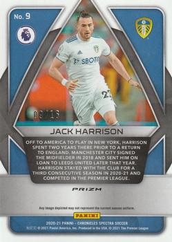 2020-21 Panini Chronicles - Spectra Premier League Blue Mojo #9 Jack Harrison Back