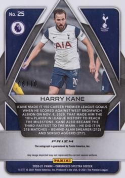 2020-21 Panini Chronicles - Spectra Premier League Gold #25 Harry Kane Back
