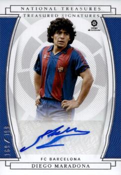2020-21 Panini Chronicles - National Treasures Treasured Signatures #TS-DM Diego Maradona Front