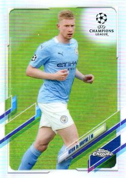 2020-21 Topps Chrome UEFA Champions League - Refractor #18 Kevin De Bruyne Front