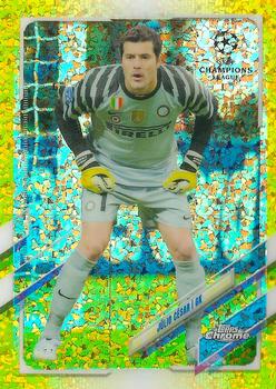 2020-21 Topps Chrome UEFA Champions League - Yellow Mini-Diamond #88 Júlio César Front