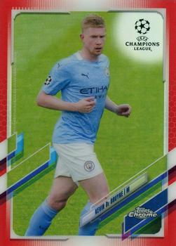 2020-21 Topps Chrome UEFA Champions League - Red #18 Kevin De Bruyne Front