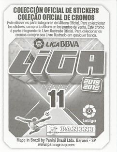 2015-16 Panini LaLiga BBVA Stickers (Brazil) #11 Antoine Griezmann Back