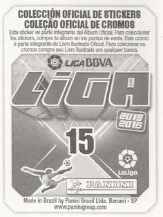 2015-16 Panini LaLiga BBVA Stickers (Brazil) #15 Siqueira Back