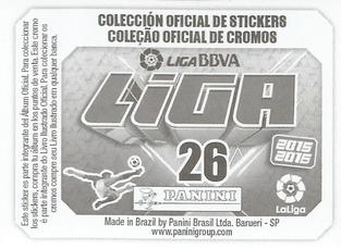 2015-16 Panini LaLiga BBVA Stickers (Brazil) #26 Planeta Atlético Back