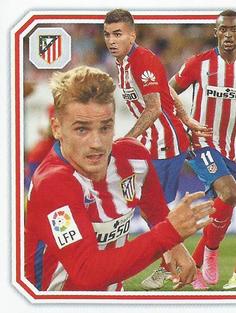 2015-16 Panini LaLiga BBVA Stickers (Brazil) #27 Griezmann / Correa / Jackson / Vietto / Fernando Torres Front