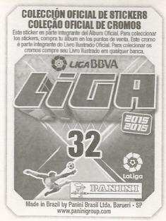 2015-16 Panini LaLiga BBVA Stickers (Brazil) #32 Filipe Luis Back