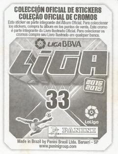 2015-16 Panini LaLiga BBVA Stickers (Brazil) #33 Tiago Mendes Back