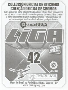 2015-16 Panini LaLiga BBVA Stickers (Brazil) #42 Mascherano Back