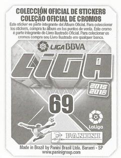 2015-16 Panini LaLiga BBVA Stickers (Brazil) #69 Gerard Piqué Back