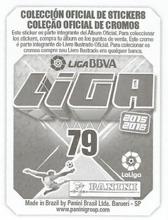 2015-16 Panini LaLiga BBVA Stickers (Brazil) #79 Sergio Ramos Back