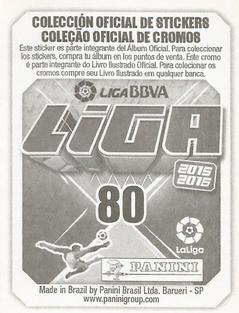 2015-16 Panini LaLiga BBVA Stickers (Brazil) #80 Marcelo Back
