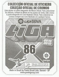 2015-16 Panini LaLiga BBVA Stickers (Brazil) #86 Cristiano Ronaldo Back