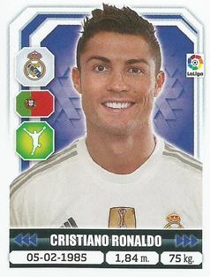 2015-16 Panini LaLiga BBVA Stickers (Brazil) #86 Cristiano Ronaldo Front