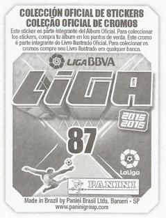 2015-16 Panini LaLiga BBVA Stickers (Brazil) #87 Kiko Casilla Back