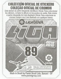 2015-16 Panini LaLiga BBVA Stickers (Brazil) #89 Pepe Back