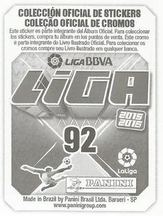 2015-16 Panini LaLiga BBVA Stickers (Brazil) #92 Isco Back