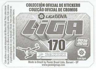 2015-16 Panini LaLiga BBVA Stickers (Brazil) #170 Arribas / Fernando Navarro Back