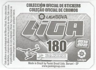 2015-16 Panini LaLiga BBVA Stickers (Brazil) #180 Escudo / Pau López Back