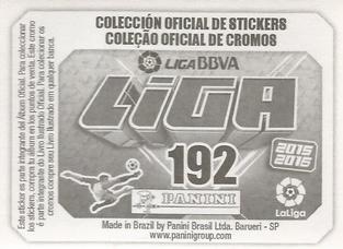 2015-16 Panini LaLiga BBVA Stickers (Brazil) #192 Escudo / Andrés Fernández Back