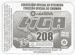 2015-16 Panini LaLiga BBVA Stickers (Brazil) #208 Morales / Jefferson Lerma Back