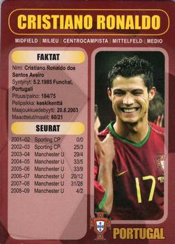 2008-11 Boing Superstars - 2009 Finnish Promos #F1 Cristiano Ronaldo Back
