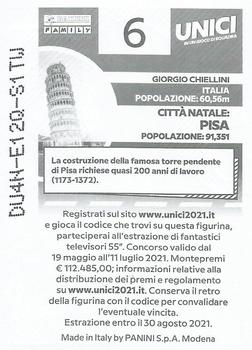 2021 Panini Family Unici #6 Giorgio Chiellini Back