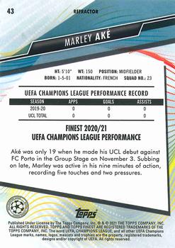 2020-21 Finest UEFA Champions League - Refractor #43 Marley Aké Back